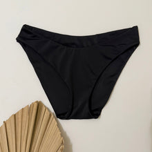 Load image into Gallery viewer, Black bikini bottom on a light background
