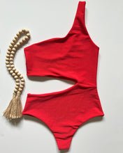 Load image into Gallery viewer, Austin One Piece - Firecracker Ribbed- S