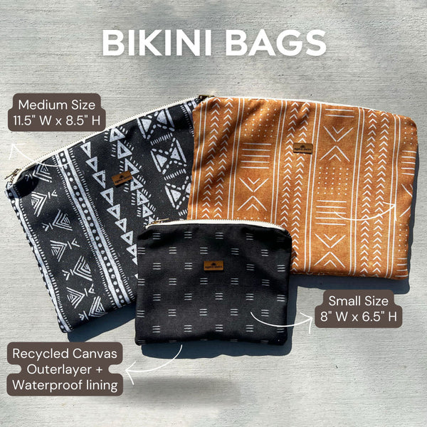 Agave Beach Pouch: Waterproof Bikini Bag