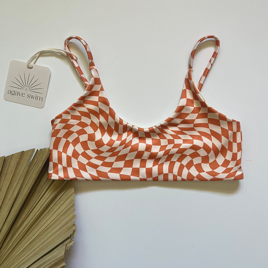 Brecken Top - Orange Groove- XS