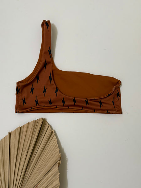 Kristen Top- Bronze Bolt- S