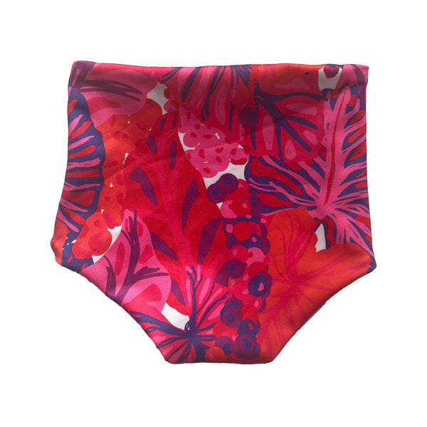 High Waisted Baby/Toddler Bikini Bottom- Aloha Print- 2T