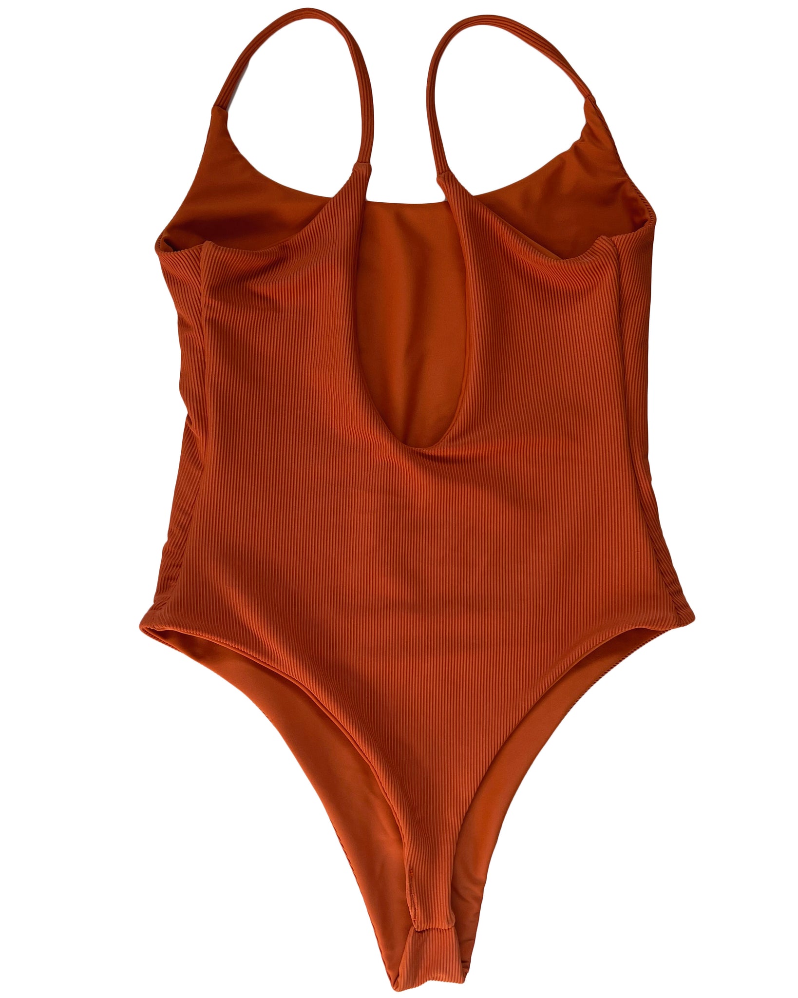 Copper One Piece Swimsuit, Cheeky Monokini, Swimwear, Brazilian