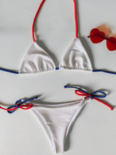 Load image into Gallery viewer, Ribbed 4th of July Bikini Set
